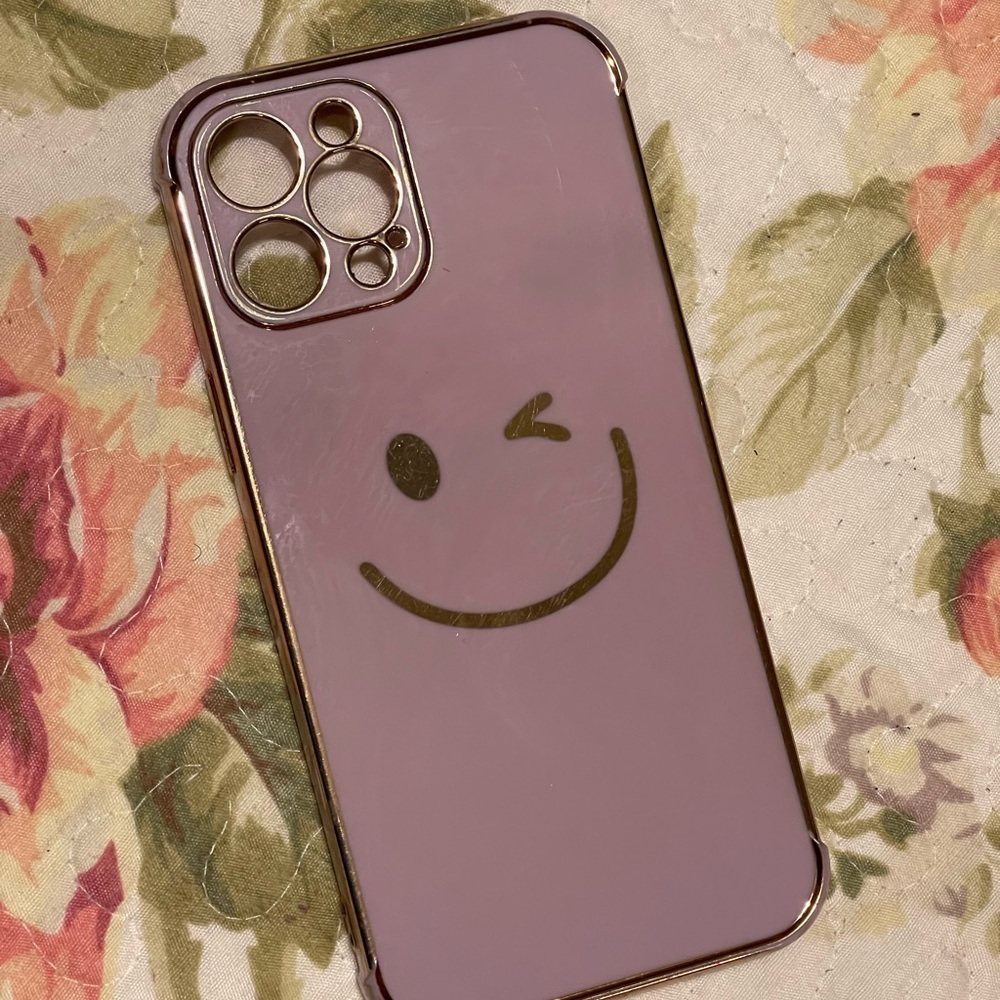 Phone case Compatible with iPhone 12 Pro Max Case, Cute Happy Smiley Face - Picture 4 of 10